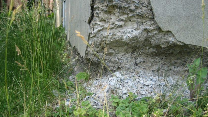 rotted foundation